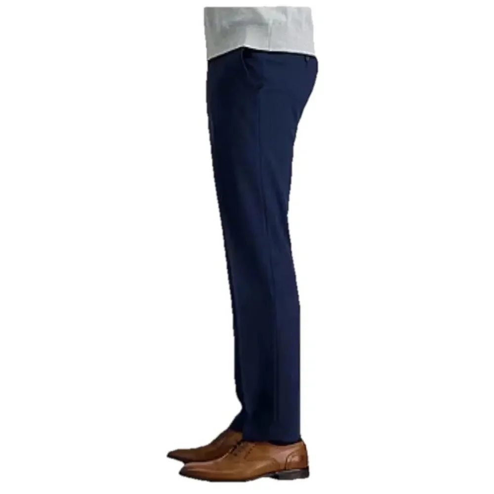 Haggar Premium Comfort Mens Straight Fit Dress Flat Front Pant 36W x 29L‎ Navy